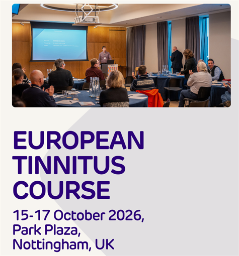 European Tinnitus Course (ETC) hosted by Tinnitus UK