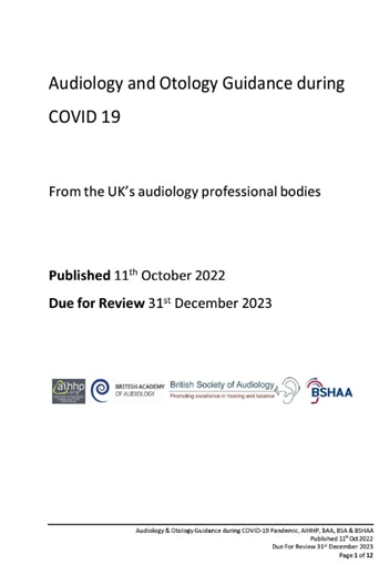 Current Covid Guidance