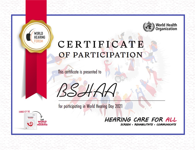 BSHAA attended World Hearing Day